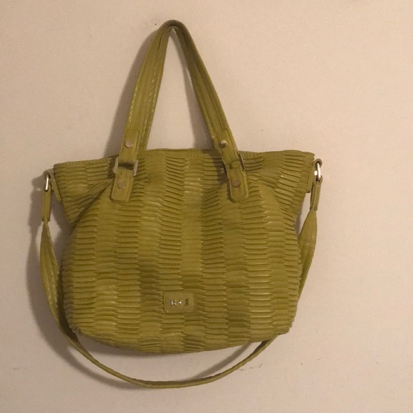 R & J Neon Green Shoulder Bag - Picture 8 of 14